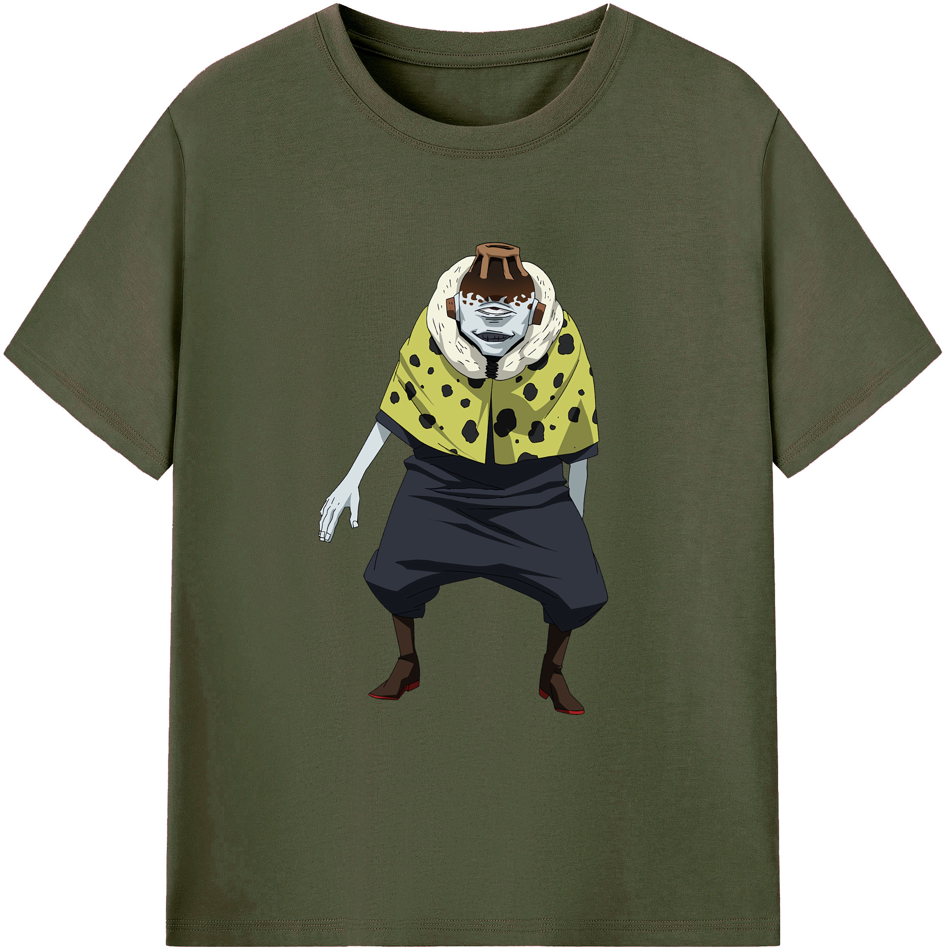 （画像用） 呪術廻戦 Jujutsu Kaisen 綿100％ メンズ半袖Tシャツ｜肌触りやわらか＆通気性